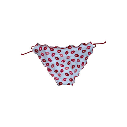 Kisses Print Ruffle-Edge Bikini - As Seen On Gisele Bündchen