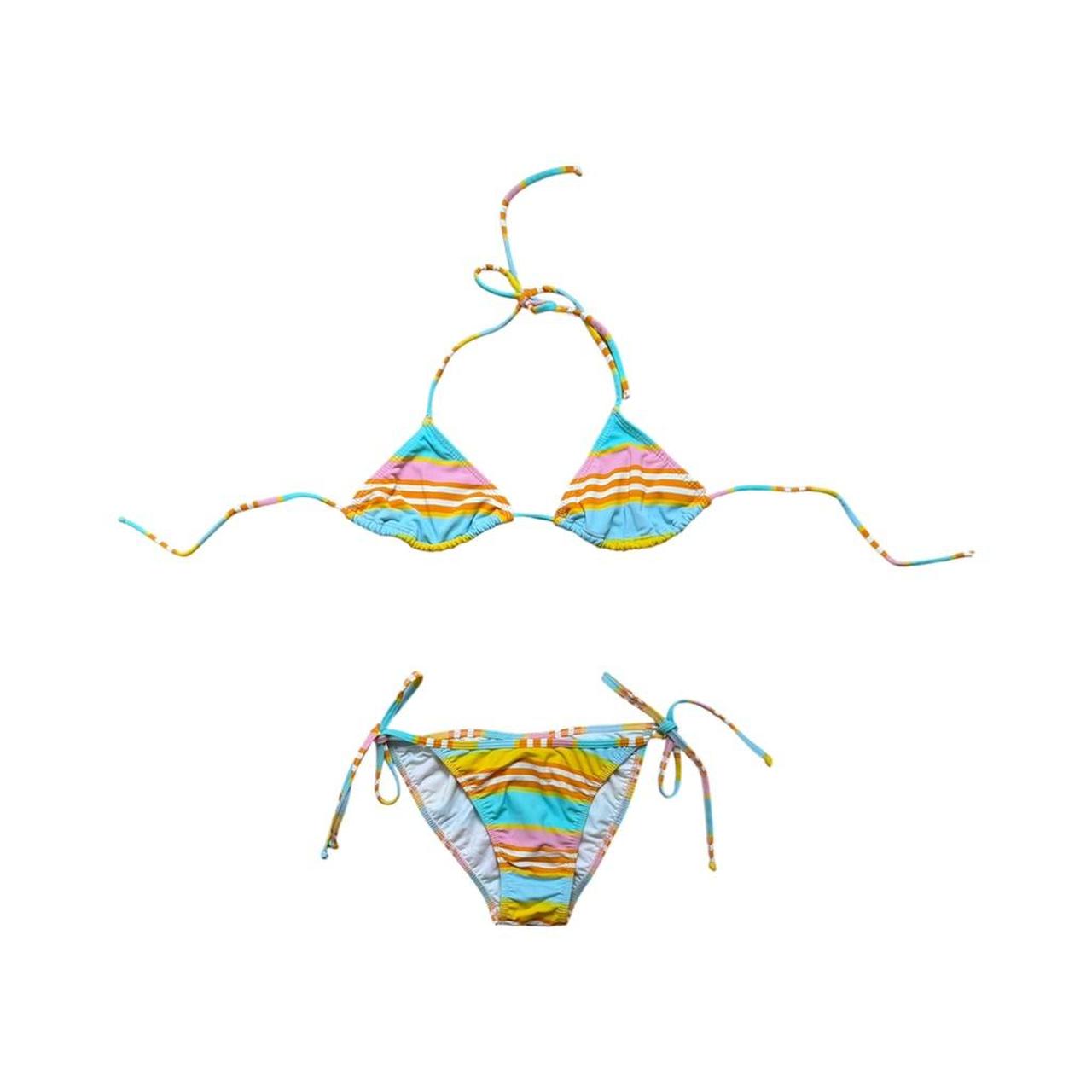 Brazilian Striped Bikini - As Seen On Adriana Lima