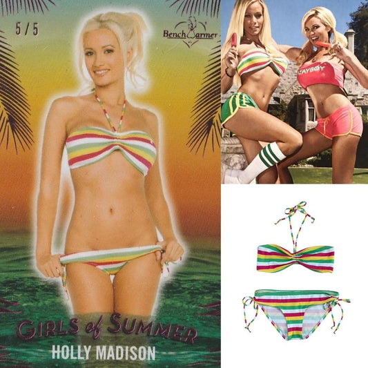 Striped Halter Bikini - As Seen On Holly Madison & Kendra Wilkinson (The Girls Next Door)