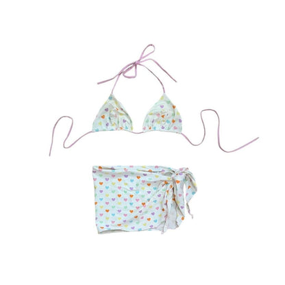 Heart Print Bikini Set - As Seen On & Jessica Simpson & Shelby Cummings (A Cinderella Story)