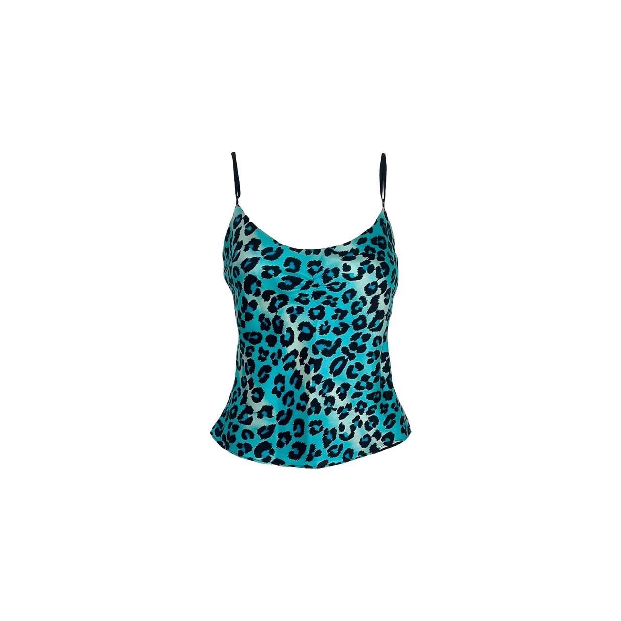 1990s Silk Leopard Print Blouse Set - As Seen On Samantha Jones (Sex and the City)