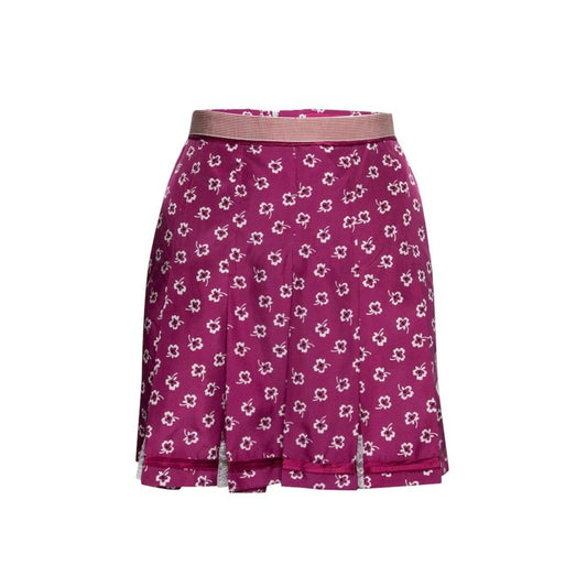 D&G Silk Floral Pleated Skirt - As Seen On Naomi Clark (90210)
