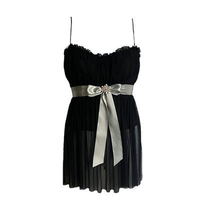 Gemstone Brooch Corset Babydoll Camisole - As Seen On Karen Smith (Mean Girls)