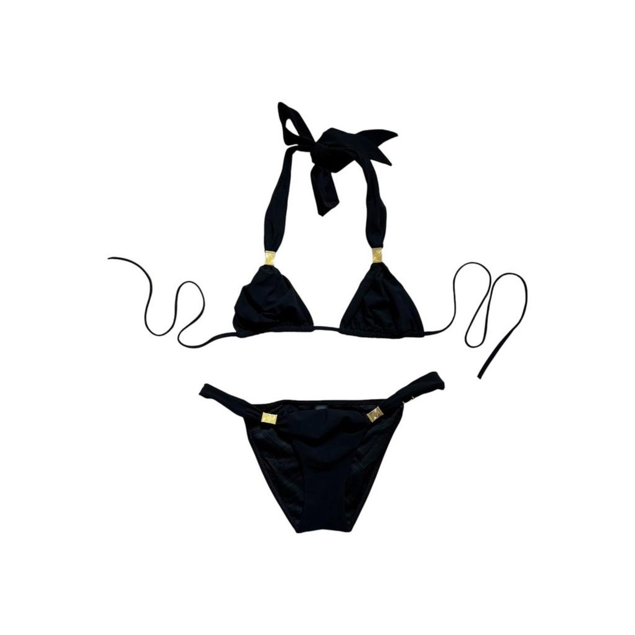Charlie by Matthew Zink Farrah Bikini with Gold Hardware - As Seen On Rihanna