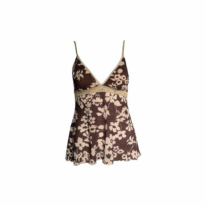 Floral Lace Camisole - As Seen On Paris Hilton (The Simple Life)