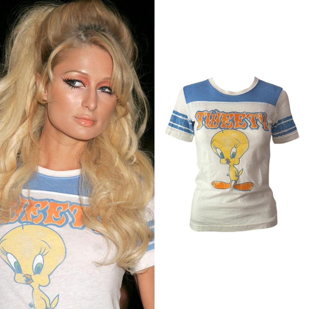 Tweety 72 Varsity T-shirt - As Seen On Paris Hilton