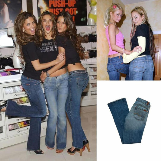 Low-Rise Bootcut Jeans - As Seen On Multiple Celebrities