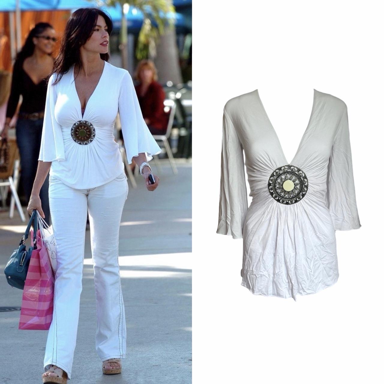Medallion Kimono Blouse - As Seen On Sofia Vergara