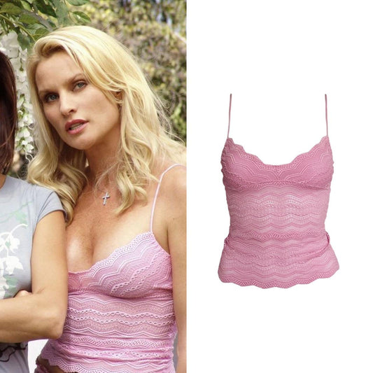 Zig-Zag Lace Camisole - As Seen On Edie Britt (Desperate Housewives)