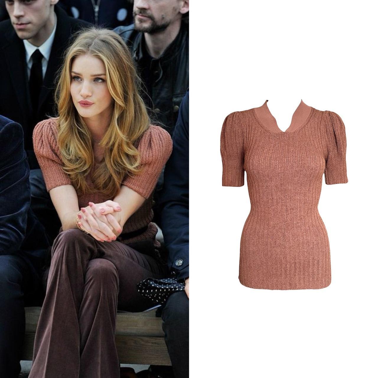 Burberry Bouclé Puff-Sleeve Sweater - As Seen On Rosie Huntington-Whiteley