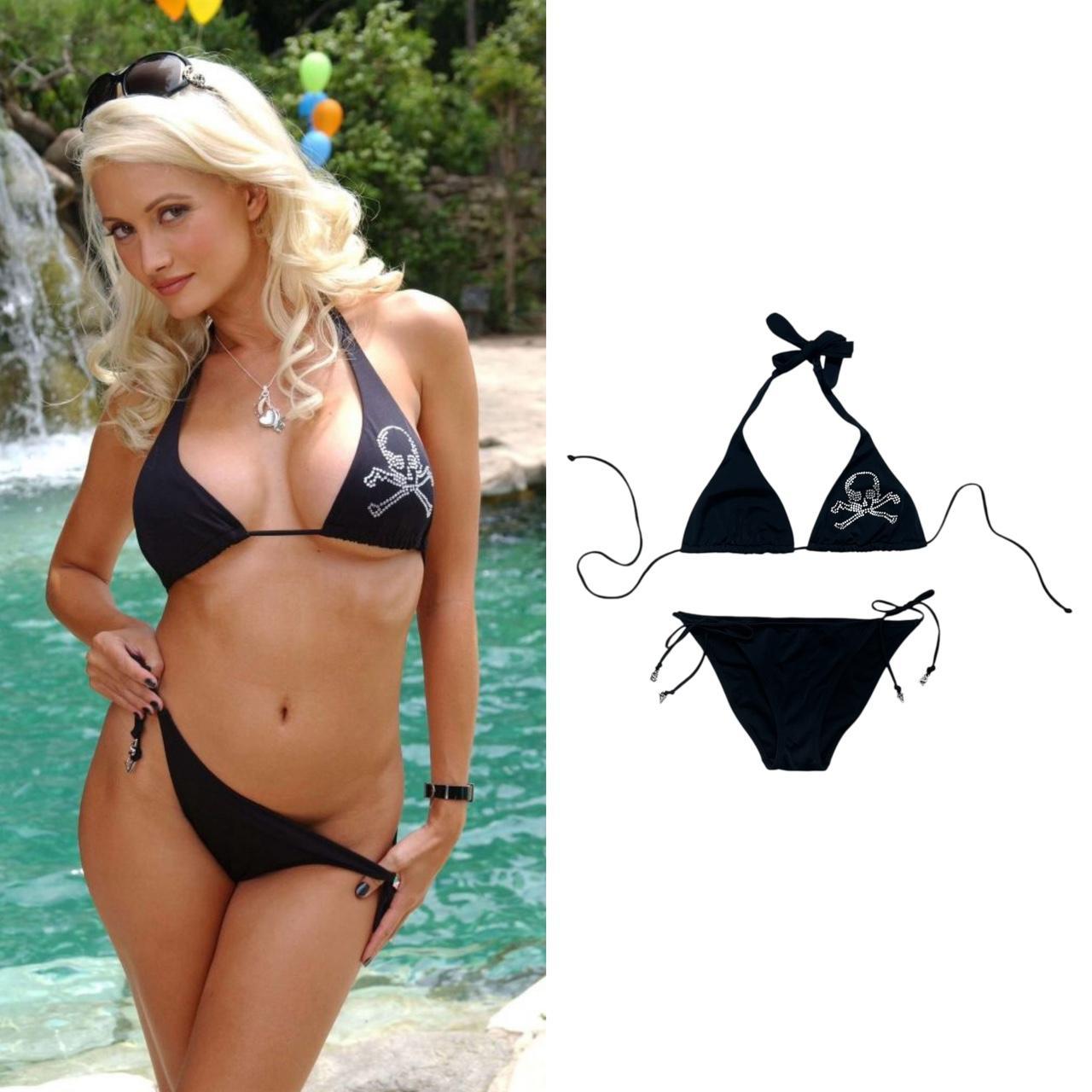 Skull & Bones Rhinestone Bikini - As Seen On Gabbriette & Holly Madison (The Girls Next Door)