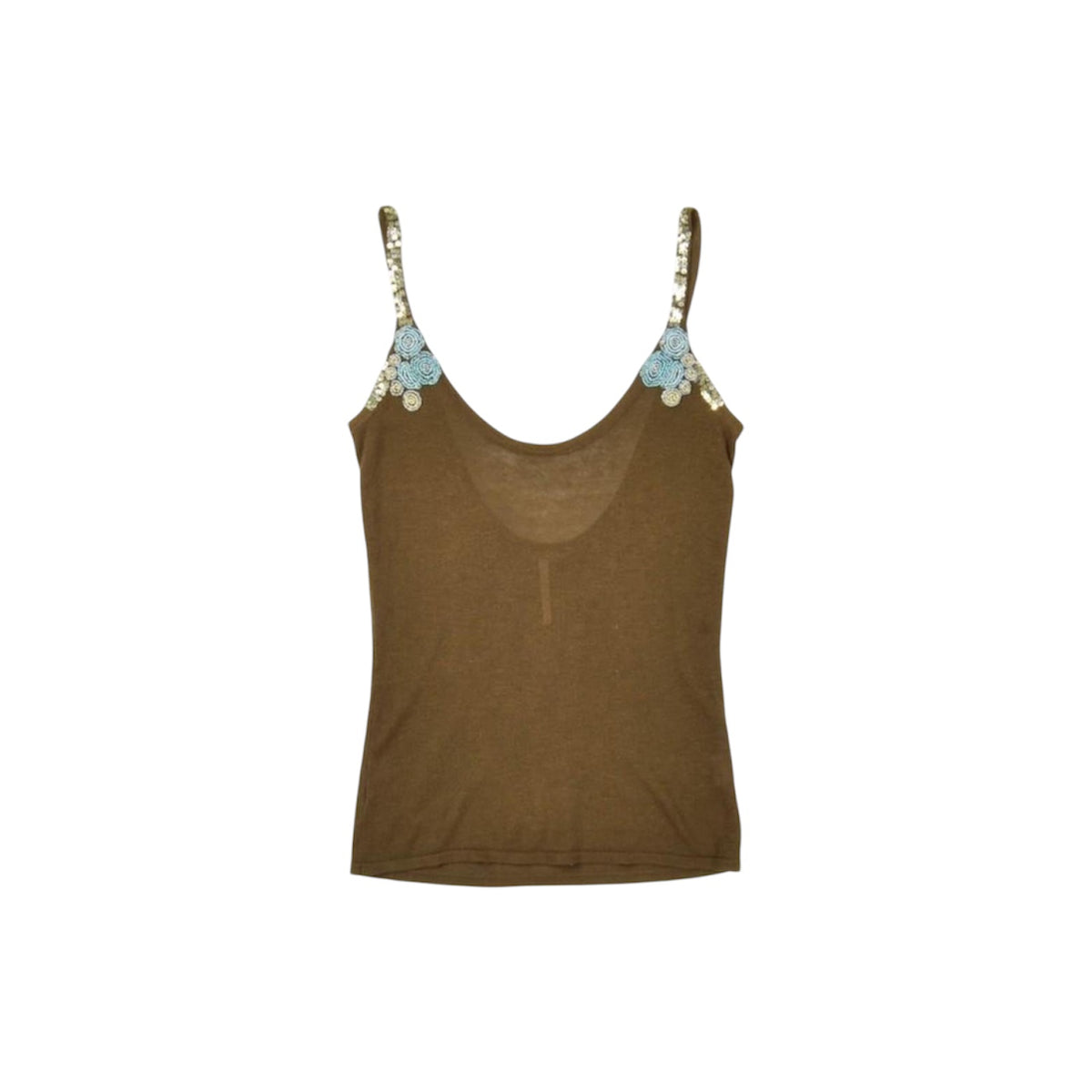 Embellished Knit Tank Top - As Seen On Susan Mayer (Desperate Housewives)