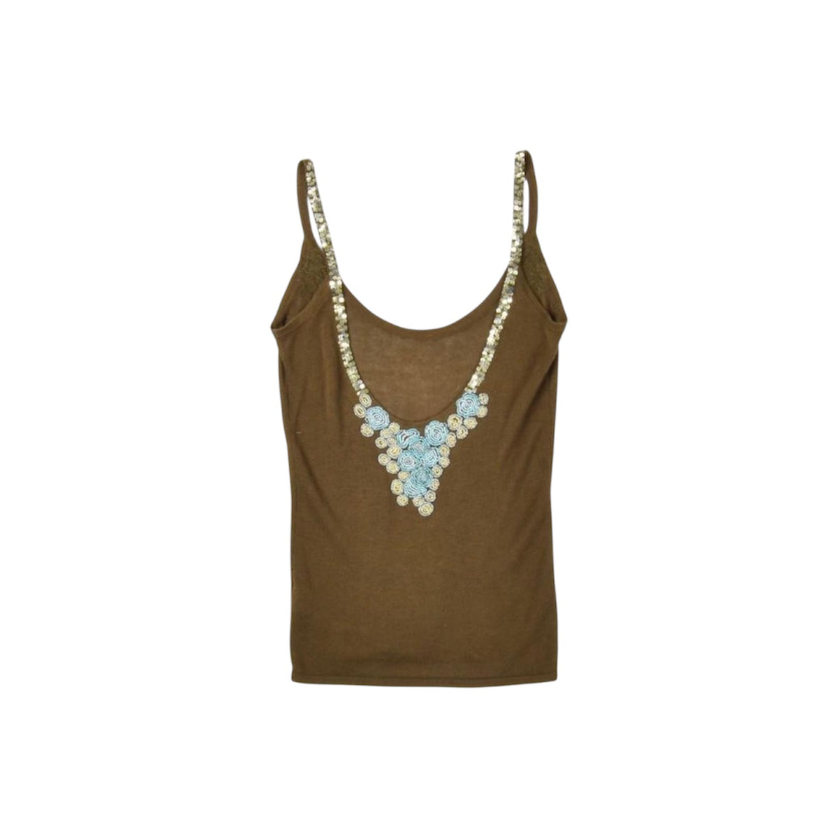 Embellished Knit Tank Top - As Seen On Susan Mayer (Desperate Housewives)
