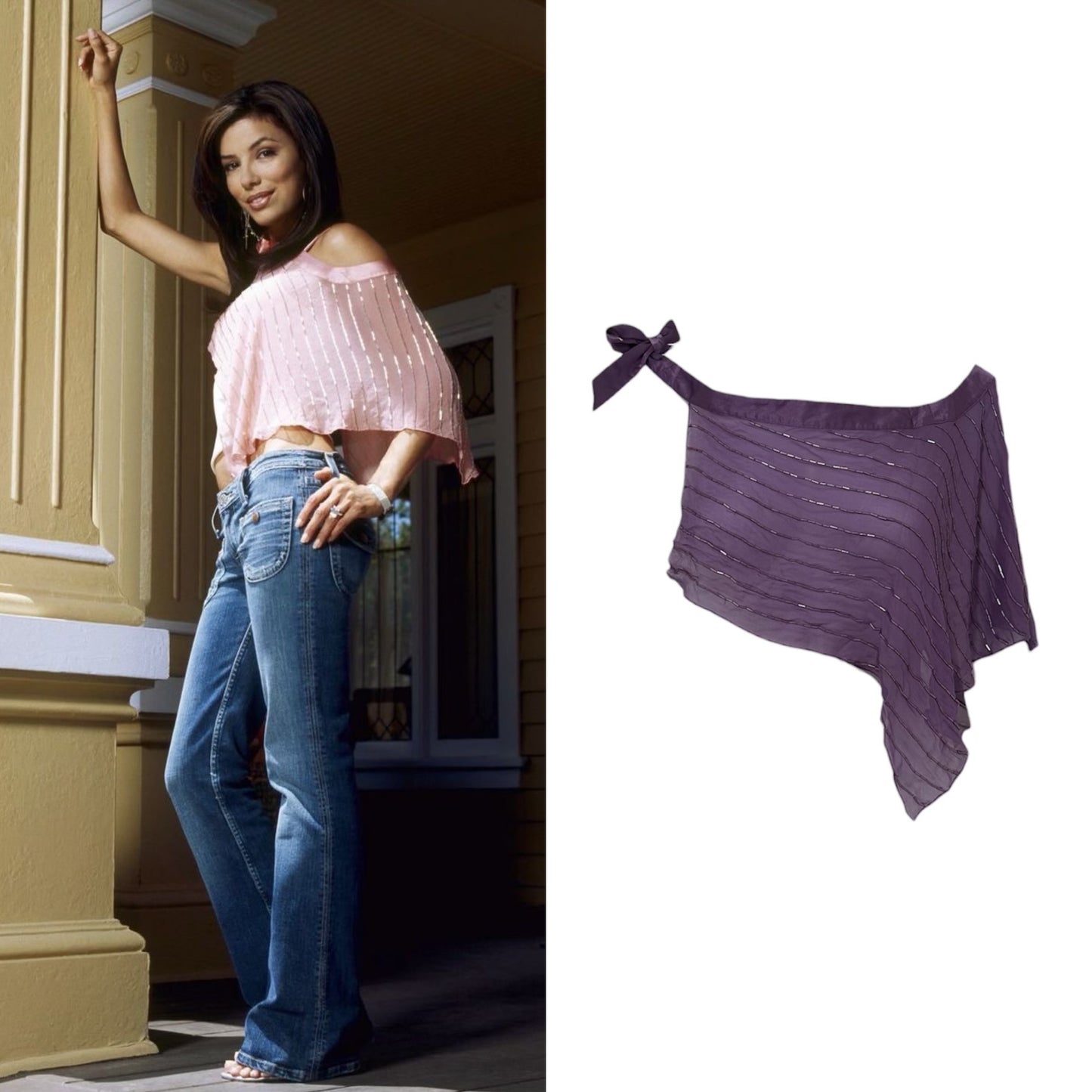 Silk Beaded Shawl - As Seen On Gabrielle Solis (Desperate Housewives)