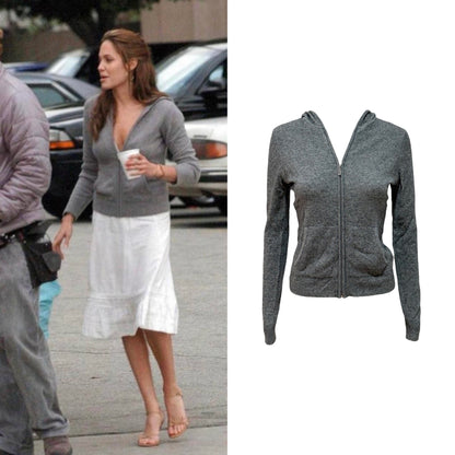 Cashmere Hoodie - As Seen On Angelina Jolie (Mr. & Mrs. Smith)