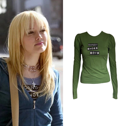 “Candy, Shoes, Boys” T-shirt - As Seen On Hilary Duff (Raise Your Voice)