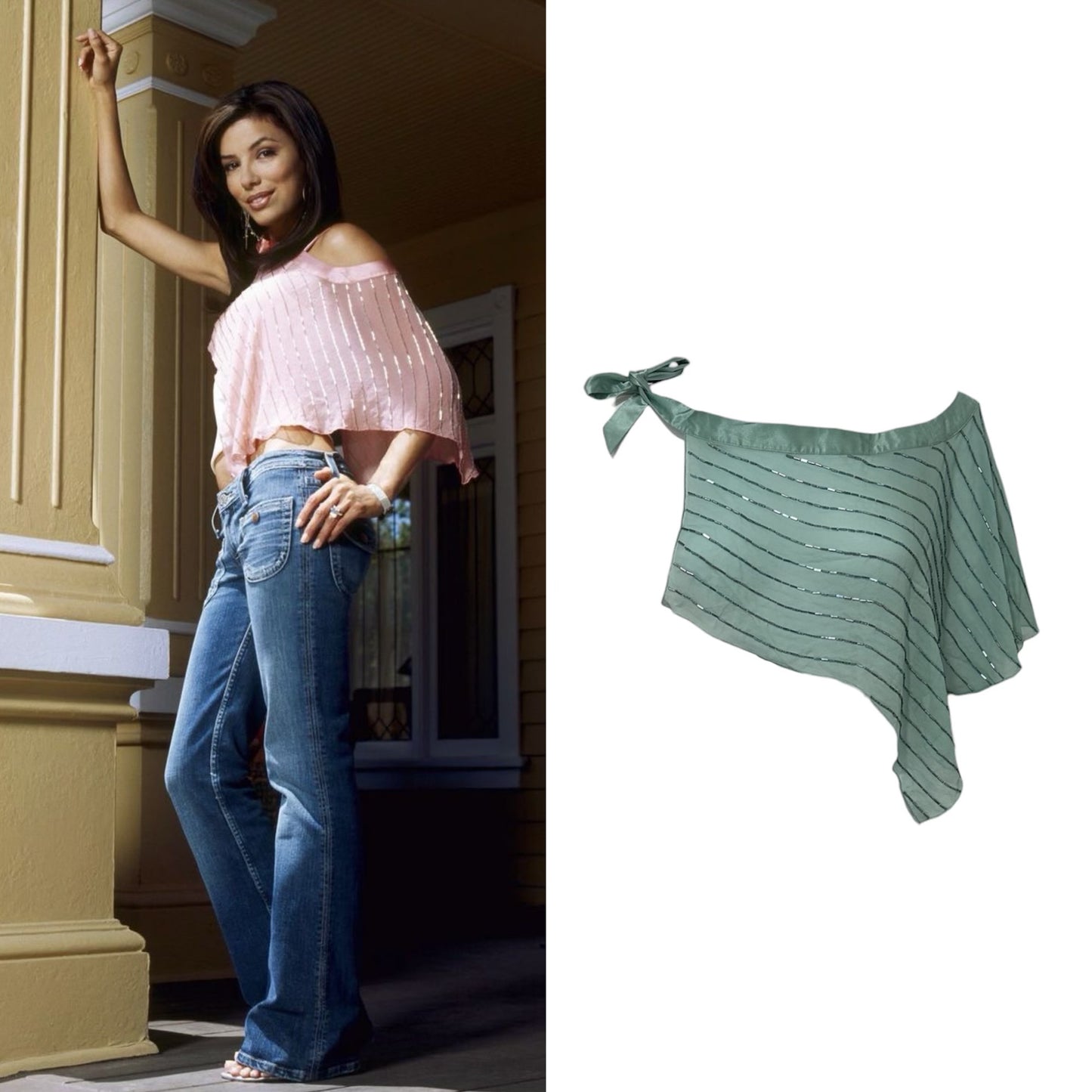 Silk Beaded Shawl - As Seen On Gabrielle Solis (Desperate Housewives)